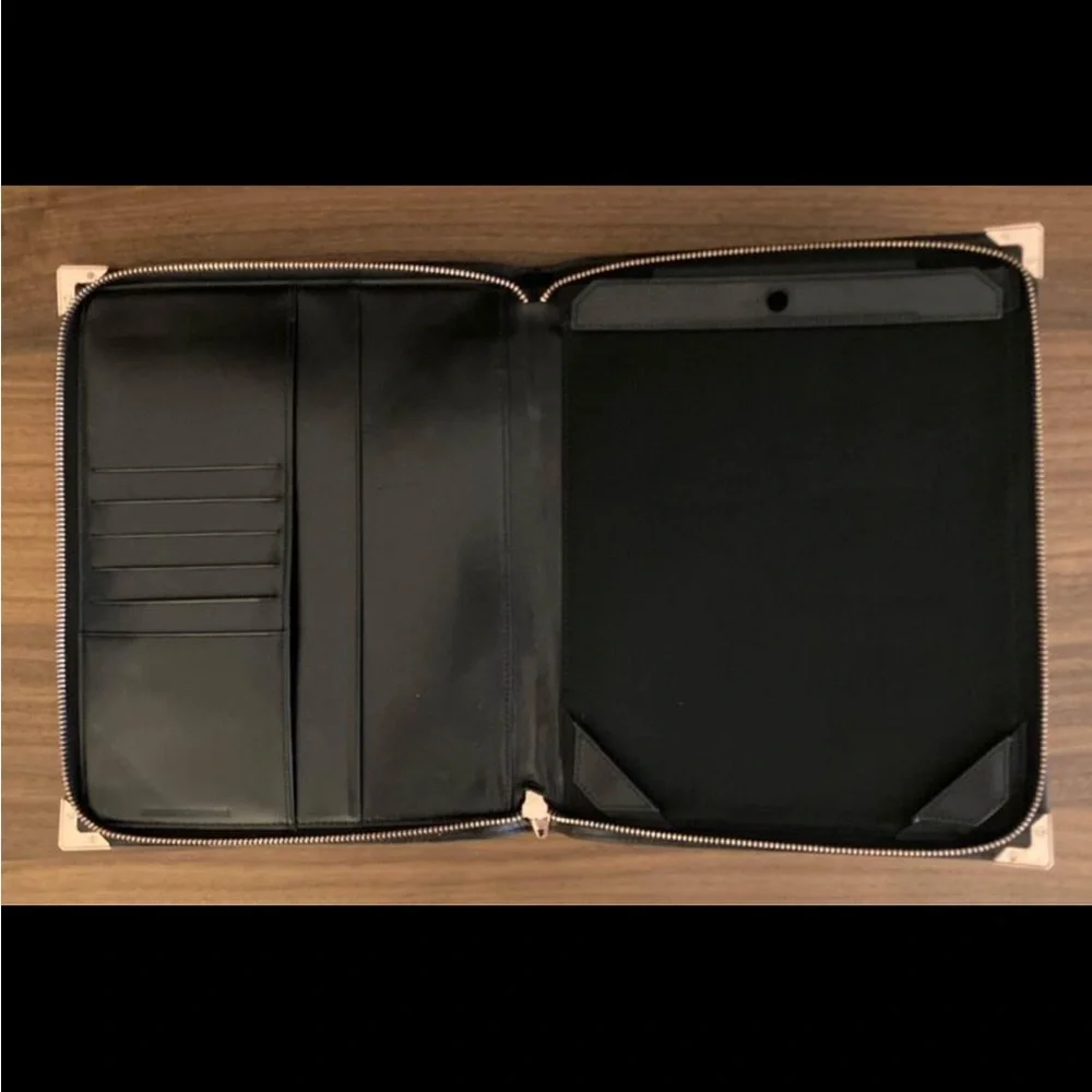 Alexander Wang Black Leather Tablet Cover/Case